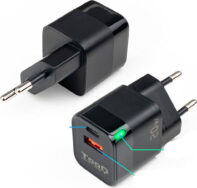 tooq-tqwc-qcpd20-197x188 Chargeur TooQ 20W USB 3.0 + USB-C